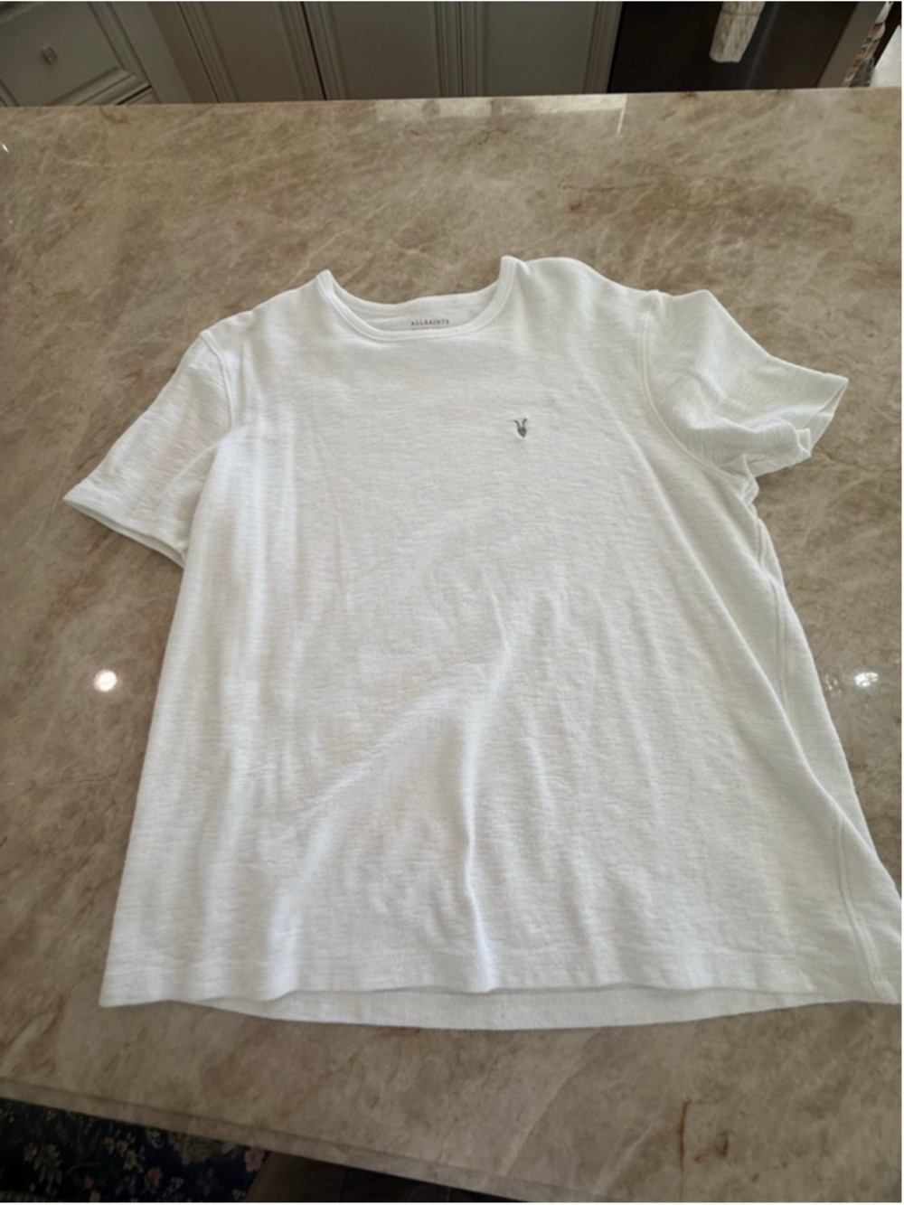 Womans ALLSAINTS Short Sleeve Tee XXL White